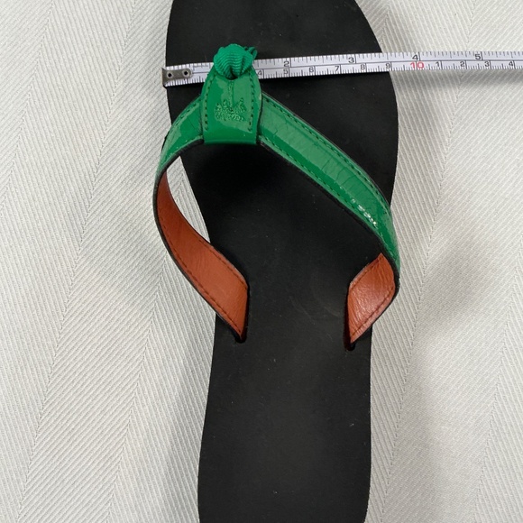 Eliza B Sandals Green Patent Leather Size 7 - Picture 10 of 12